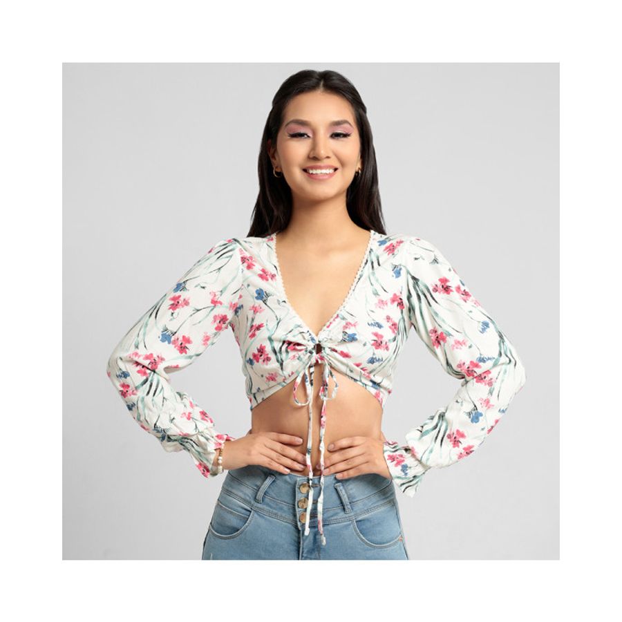 KANSAS BLUSA O3 S17001 CORTA ML ESCOTE