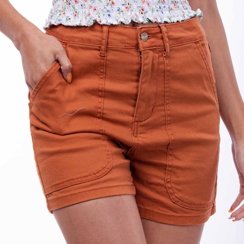 SASSAFRAS SHORT BULL DENIM CINCINATTI SM TOFFEE-Imagen-4