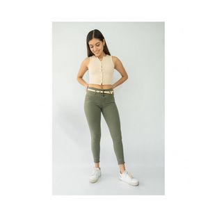 Pantalon Cargo Twill Color (Straight) Yium Drill V. Militar | Pionier