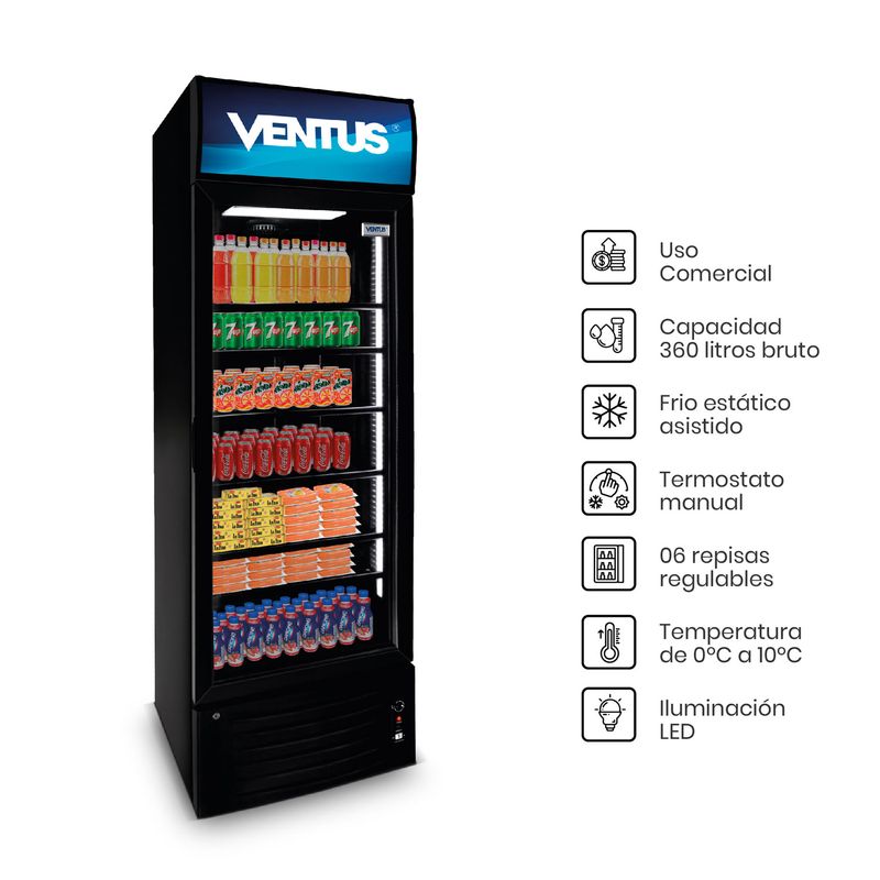 VENTUS VITRINA LG-360 BLACK AP-IMAGEN-1