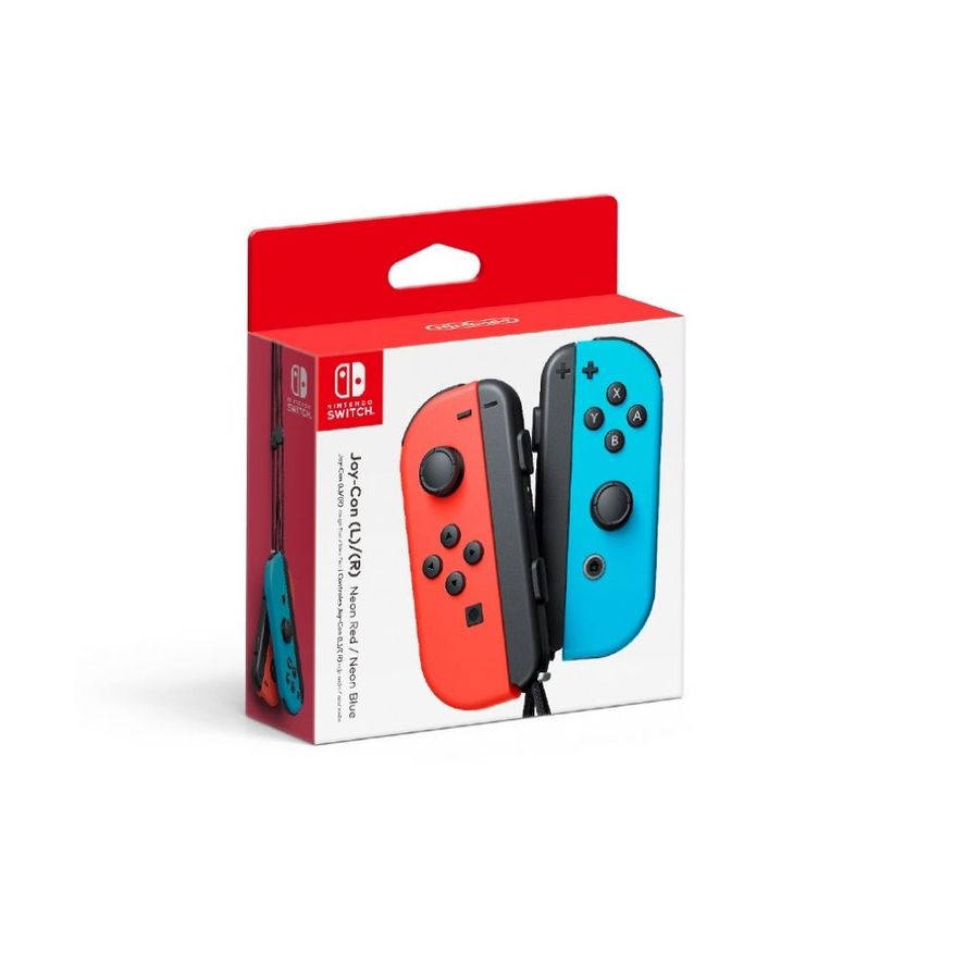 NINTENDO MANDO JOY CON L R NEON RED BLUE