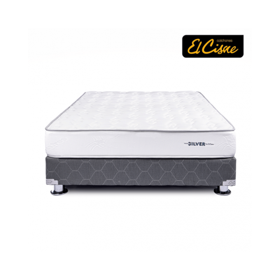 CISNE CAMA AMERICANA POCKET SILVER 1.5 P