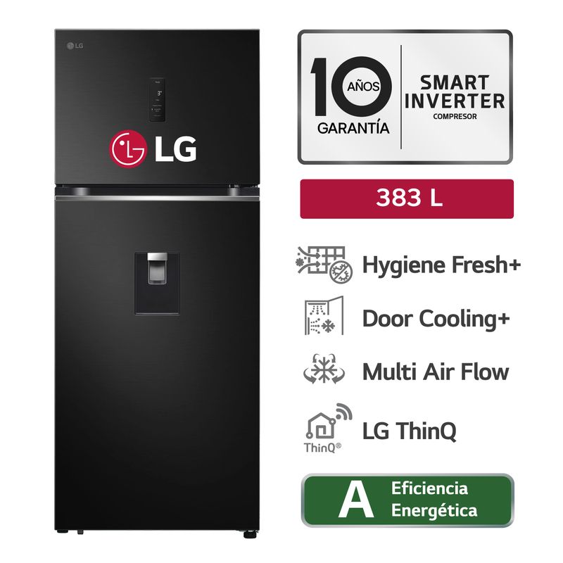 LG-REFRIGERADORA-GT39AGD1-383L-DOOR-COOLING-TOP-FREEZER-NEGRO-ACERO-IMAGEN-1