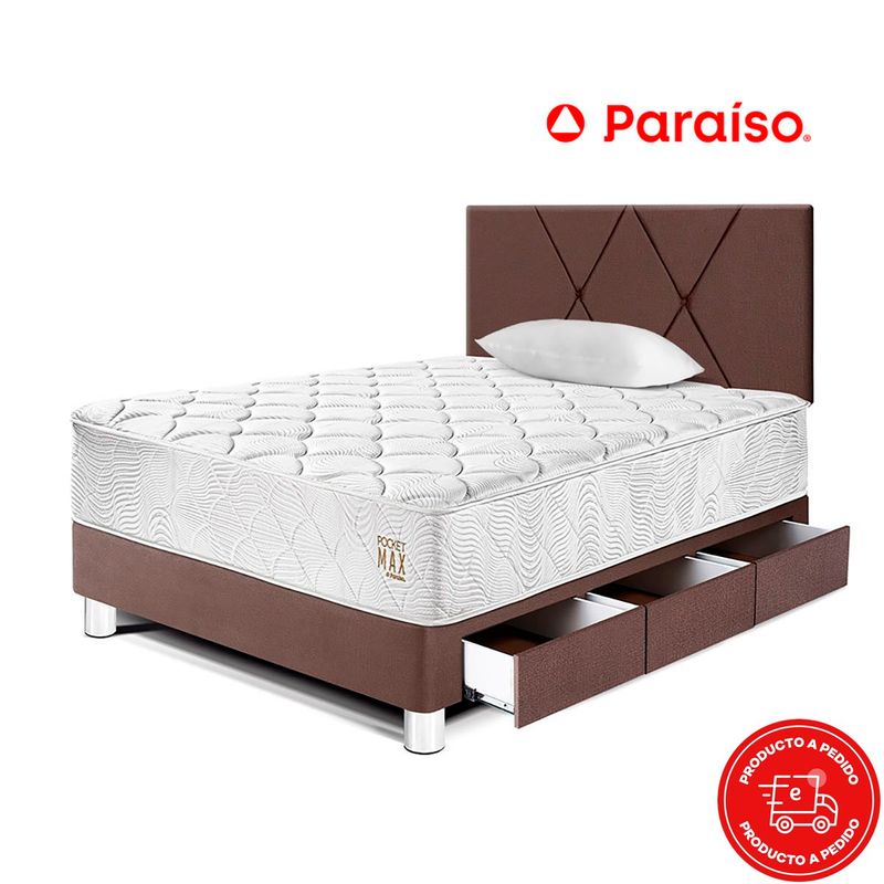 PARAISO-DORMITORIO-POCKET-MAX-1-5-PLZ-C-CAJONES-CHOCOLATE-DOR-PMAX-105-CJ-IMAGEN-1