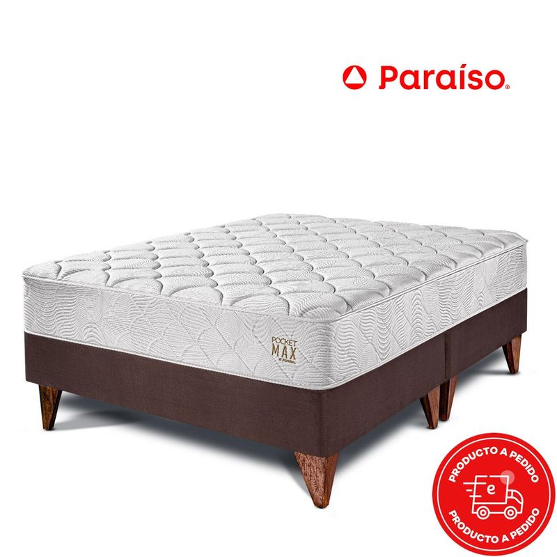 PARAISO-CAMA-EUROPEA-POCKET-MAX-QUEEN-CHOCO-CBXT-PMAXQSI-EU-IMAGEN-1