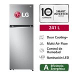 LG-REFRIGERADORA-GT24BPP-242L-MULTIPLE-FLUJO-DE-AIRE-TOP-FREEZER-PLATEADA-IMAGEN-1