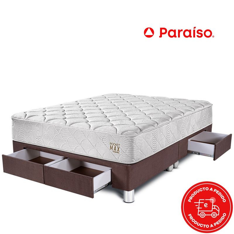 PARAISO-CAMA-POCKET-MAX--QUEEN-C-CAJ-CHOCO-CBXT-PMAX-QSICJ-IMAGEN-1