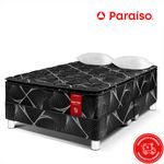 PARAISO CAMA SUPER STAR NEGRO QUEEN PBP-Imagen-1
