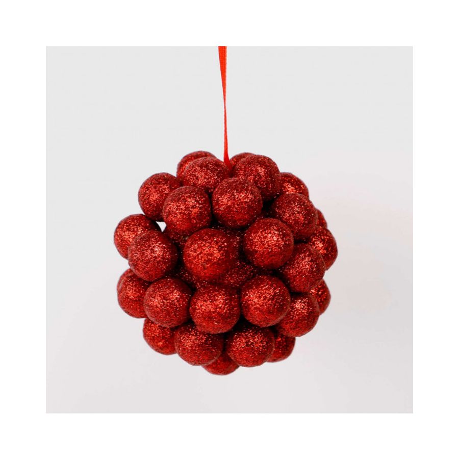 FAMILIA BOLITAS ROJAS 10 CM D44-23010-4C