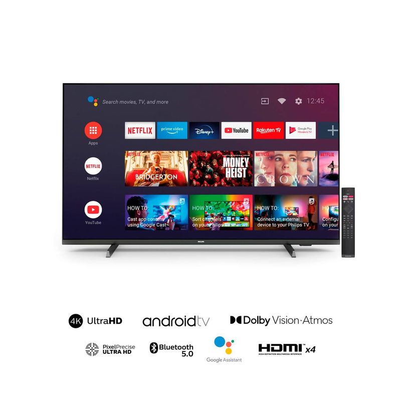 PHILIPS TV 50 PULGADAS 50PUD7406 ANDROID UHD SMART TV-Imagen-1