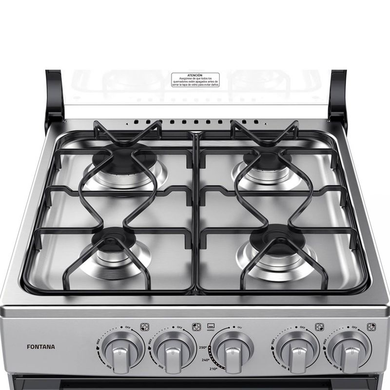 INDURAMA COCINA FONTANA GRIS 4 QUEMADORES-IMAGEN-3