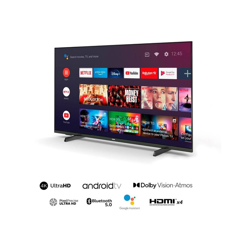PHILIPS TV 50 PULGADAS 50PUD7406 ANDROID UHD SMART TV-Imagen-3