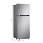 LG-REFRIGERADORA-GT24BPP-242L-MULTIPLE-FLUJO-DE-AIRE-TOP-FREEZER-PLATEADA-IMAGEN-2