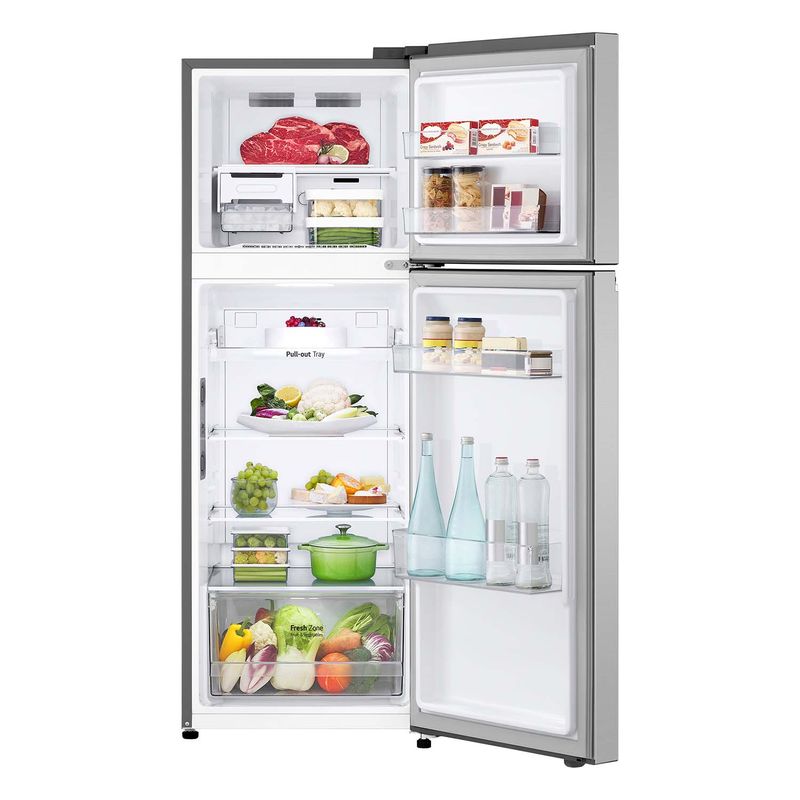 LG-REFRIGERADORA-GT24BPP-242L-MULTIPLE-FLUJO-DE-AIRE-TOP-FREEZER-PLATEADA-IMAGEN-4