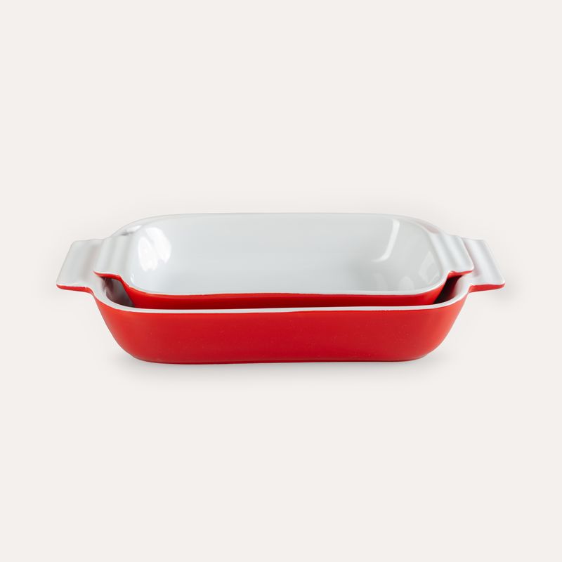 FAMILIA-SET-DE-FUENTES-PARA-HORNEAR-BLANCO-ROJO-2-PCS-P7034137-Imagen-2