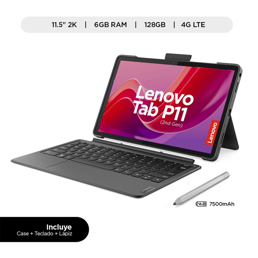 TABLET LENOVO TAB P11 (2TH GEN) 11.5"2K 128GB+6GB 4GLTE
