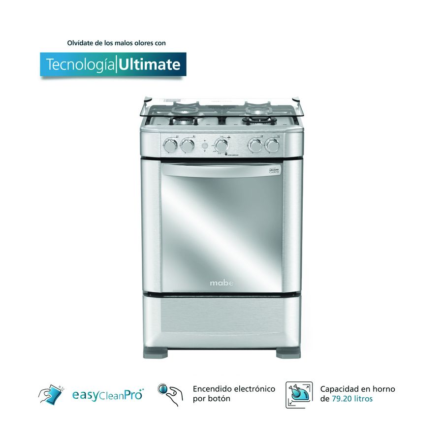 MABE COCINA CMP6040FX0 4Q 60 CM