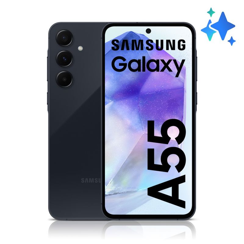 SAMSUNG SM-A556EZKQLTP GALAXY A55 5G BLACK-Imagen-1