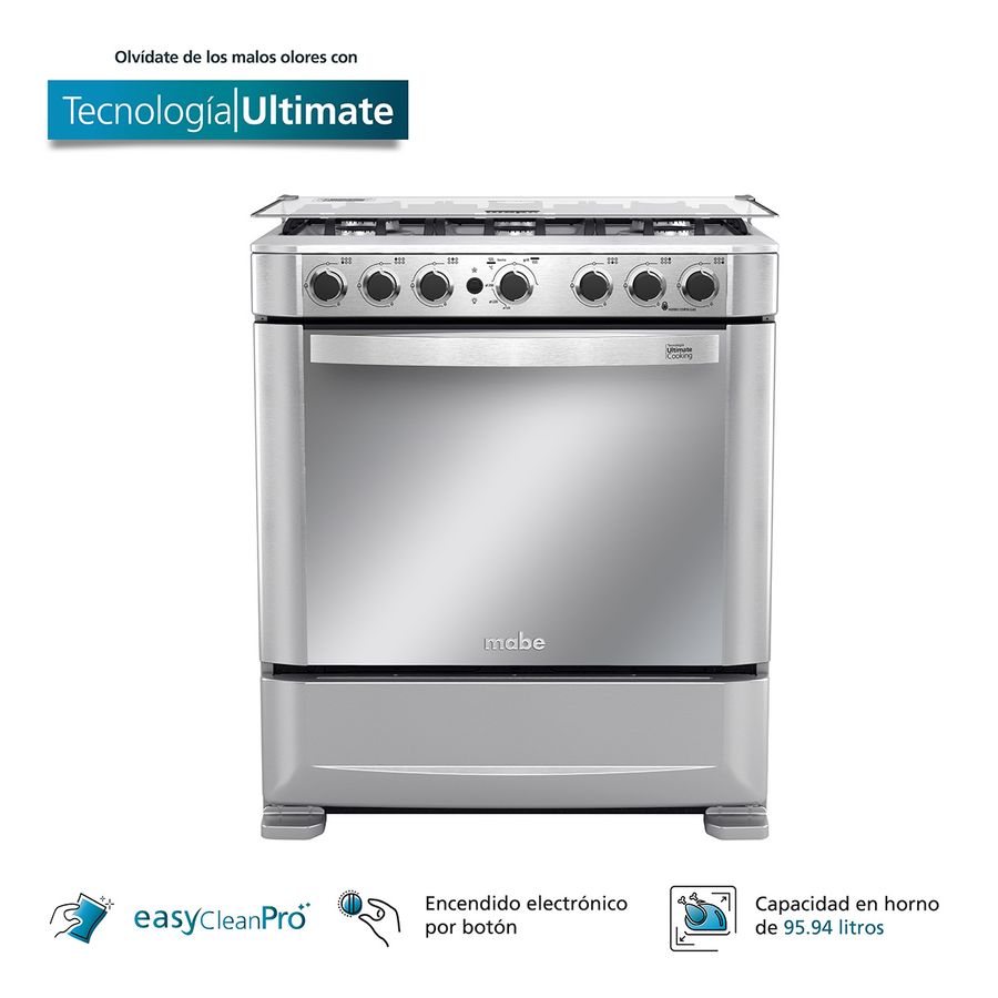 MABE COCINA CMP7630FX0 6Q 76 CM
