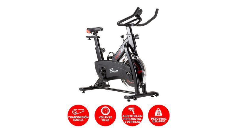 Bicicleta spinning beat 30 fashion muvo