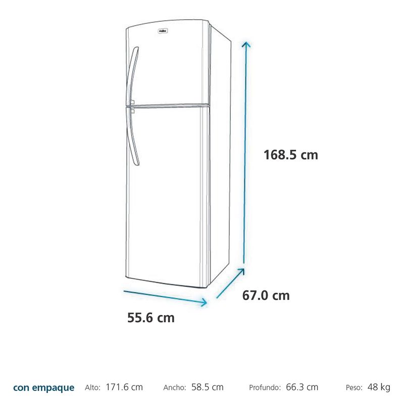 MABE-REFRIGERADORA-RMA250FVPG1-239LT-GRAFITO-Imagen-9