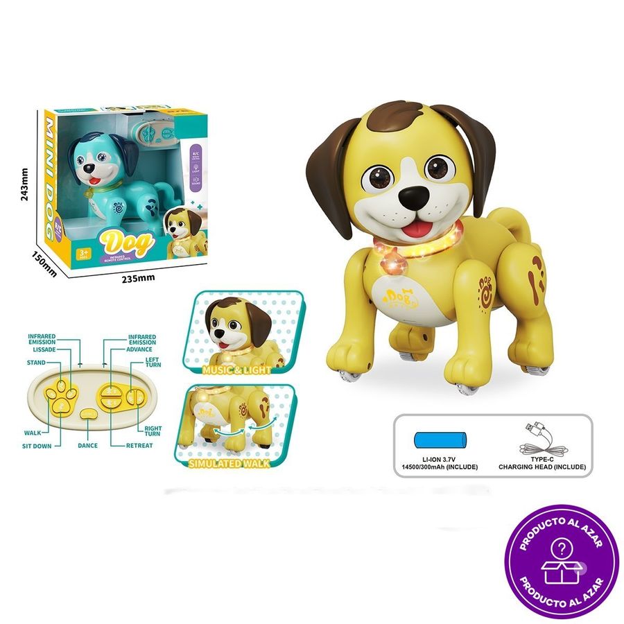 WONDER PERRITO MUSICAL CON LUZ Y SONIDO