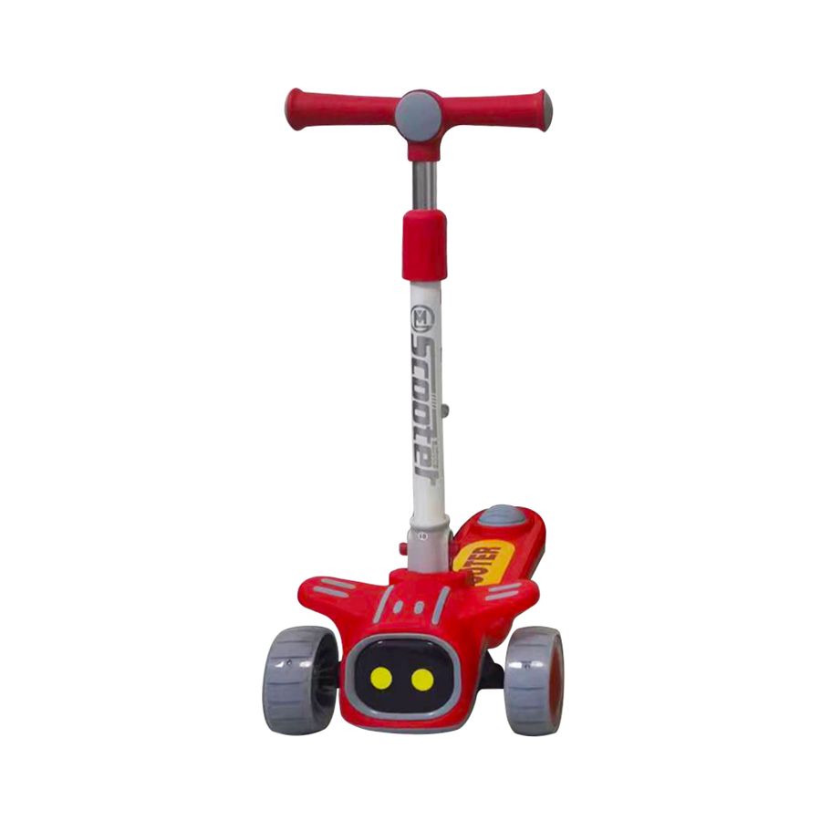 WONDER SCOOTER 3 RUEDAS ROJO CON LUZ Y MUSICA