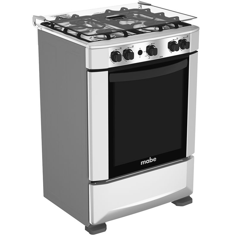 MABE COCINA CMP6020FG0 4Q 60CM GRIS-Imagen-3