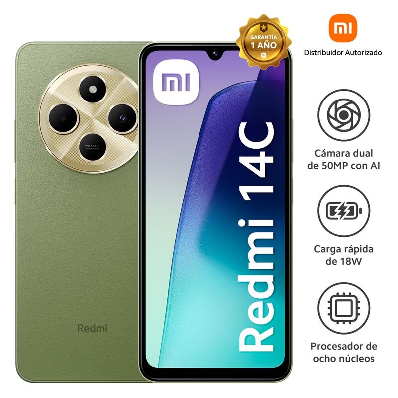 XIAOMI-REDMI-14C-VERDE-MEDIATEK-HELIO-IMAGEN-1