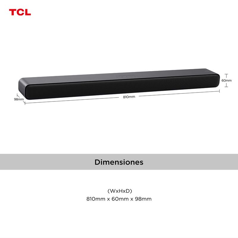 TCL SOUNDBAR S45H 2-0CH PRO-Imagen-1