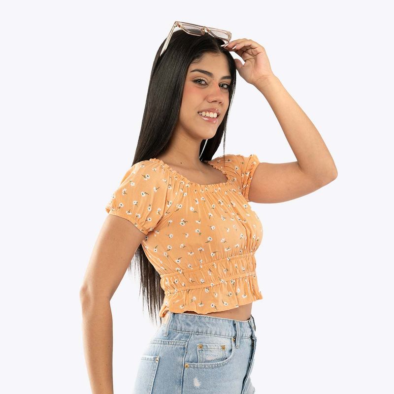 ONE-STEP-BLUSA-M-C-CAMELIA-SM-NARANJA-PRINT-IMAGEN-3