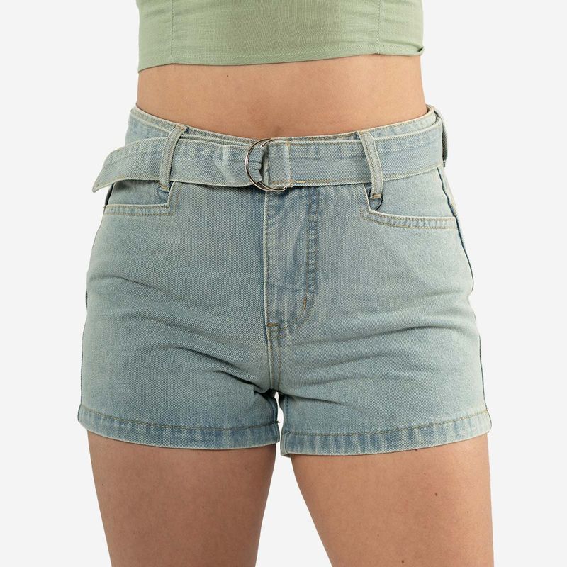 ONE STEP SHORT AYLIN SM LIGHT BLUE WASH-IMAGEN-1