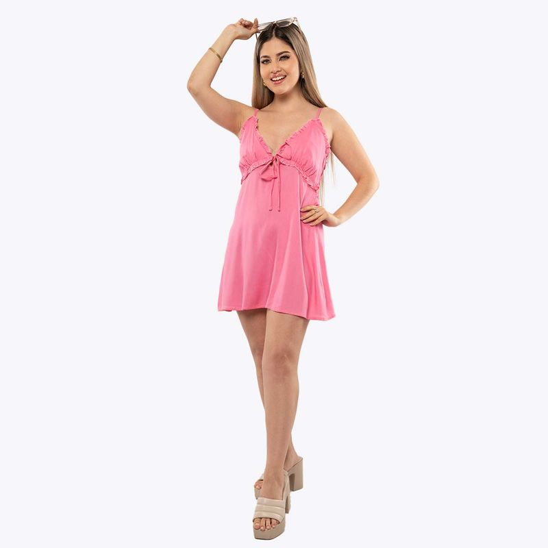 BIG CITY VESTIDO M/0 LISET SM ROSADO CLAVE-IMAGEN-2