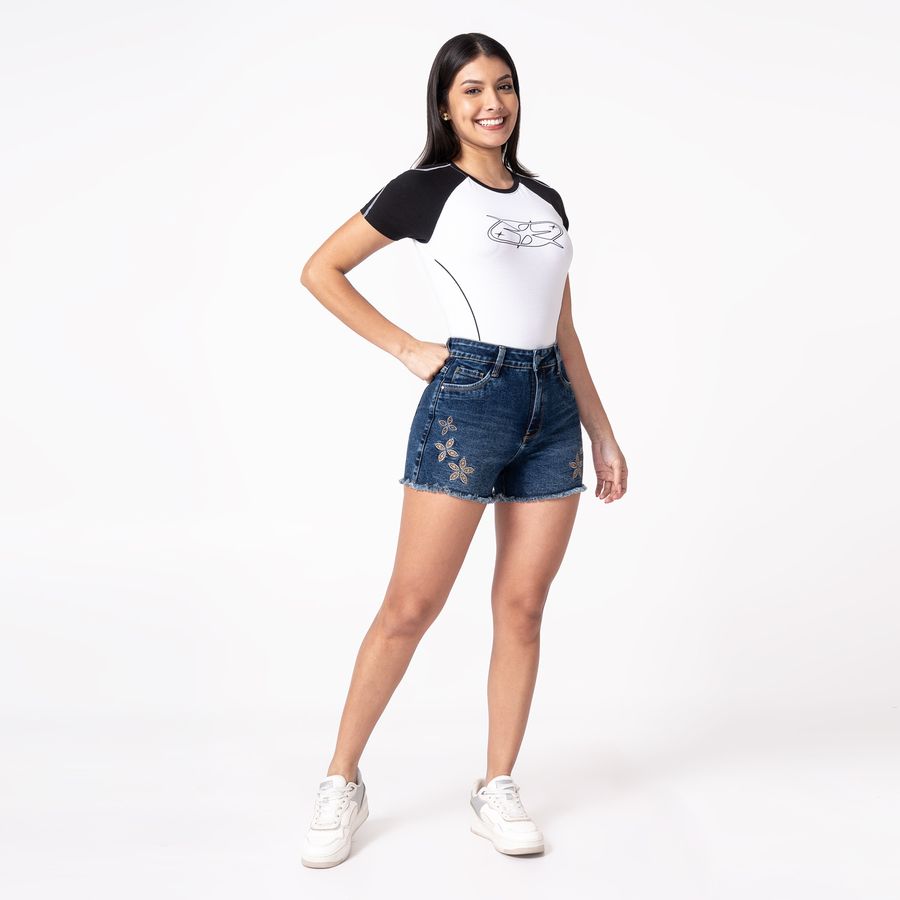 PIONIER  SHORT JEAN STCH CNT TIANIH