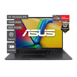 LAPTOP ASUS VIVOBOOK 16 M1605YA 16.0" AMD R7-7730U 512GB SSD +16GB DDR4