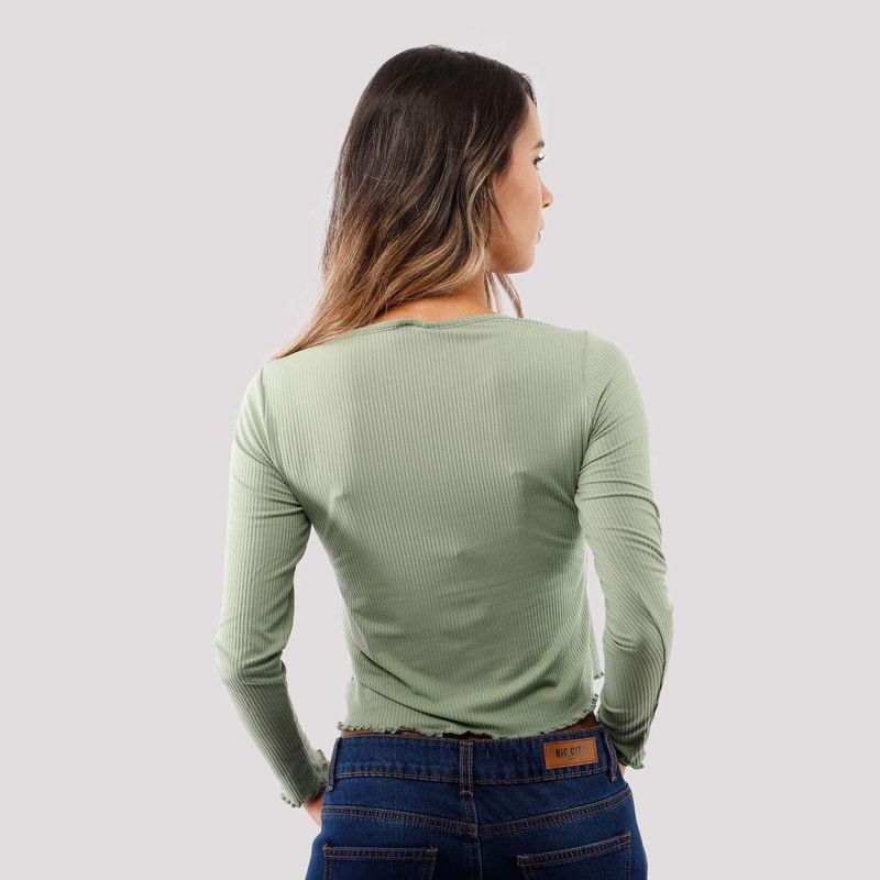 ONE STEP POLO ML REDONDO ADIMIRA BA OLIVO-IMAGEN-3