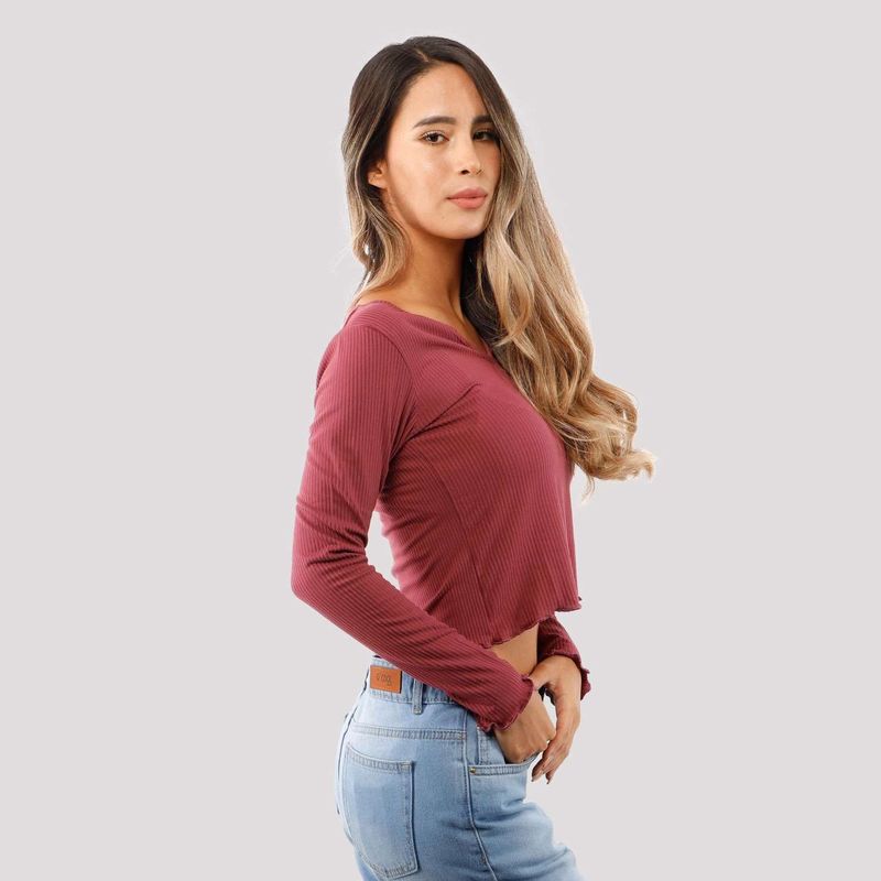 ONE STEP POLO ML REDONDO ADIMIRA BA MALVA-IMAGEN-2