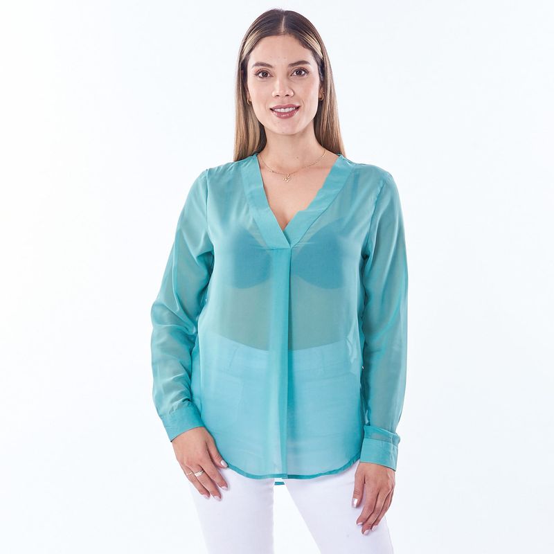 SASSAFRAS BLUSA ML ELOISA ND11 SM COLOR 1-IMAGEN-1
