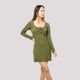 ONE STEP VESTIDO ML AGOSTINA MO VERDE-IMAGEN-1