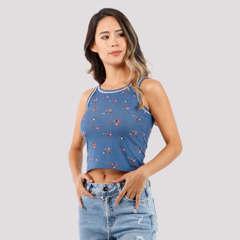 BIG CITY TANK TOP CARMINA SM ACERO-IMAGEN-1