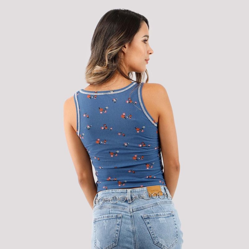 BIG CITY TANK TOP CARMINA SM ACERO-IMAGEN-3