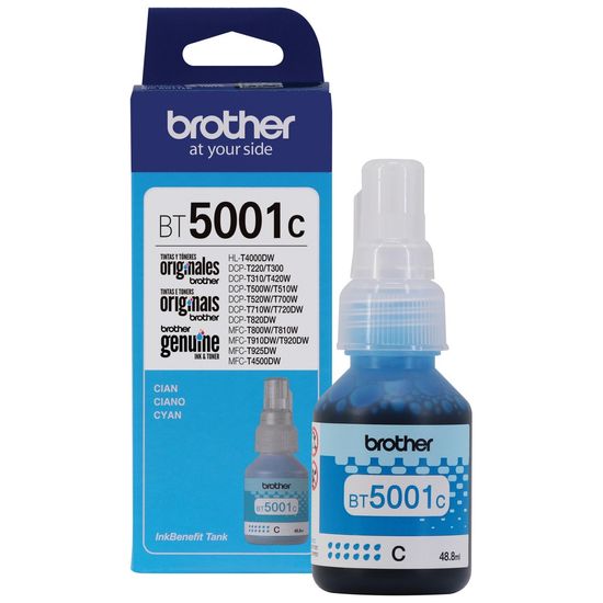 Brother Bottella De Tinta Cian Bt5001c