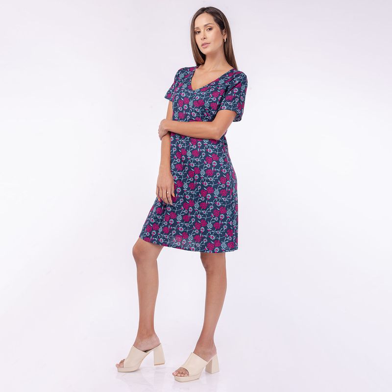 sassafras vestido mc bayron pp celeste print-imagen3
