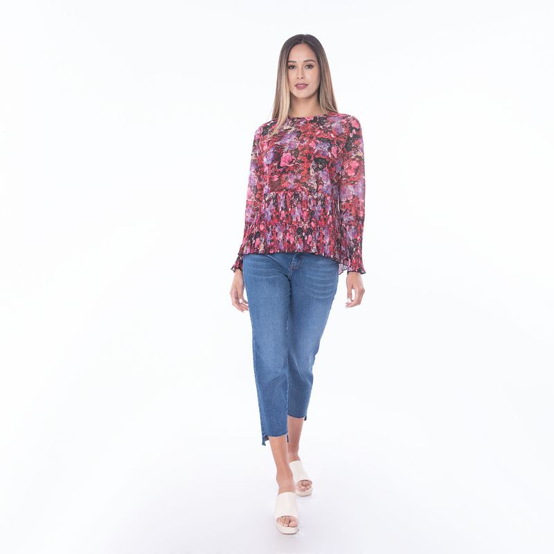 sassafras blusa ml josefina nd10 sm print 2-imagen5