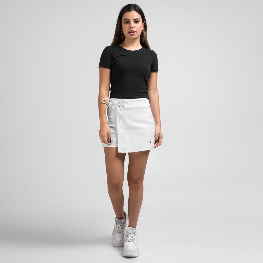 SQUEEZE MINISHORT TWILL COLOR  NAOMIE