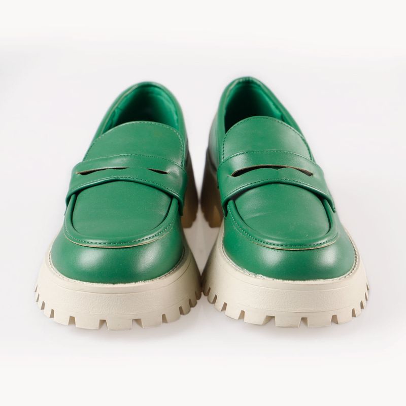 one step mocasin tania 4 chunky ve verde-imagen2