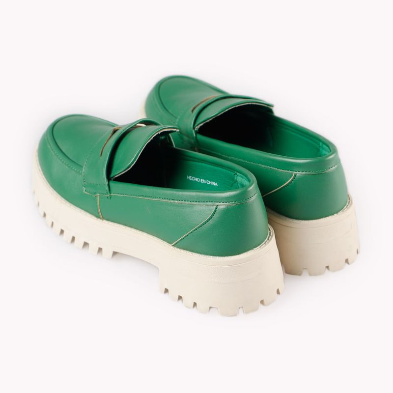 one step mocasin tania 4 chunky ve verde-imagen3