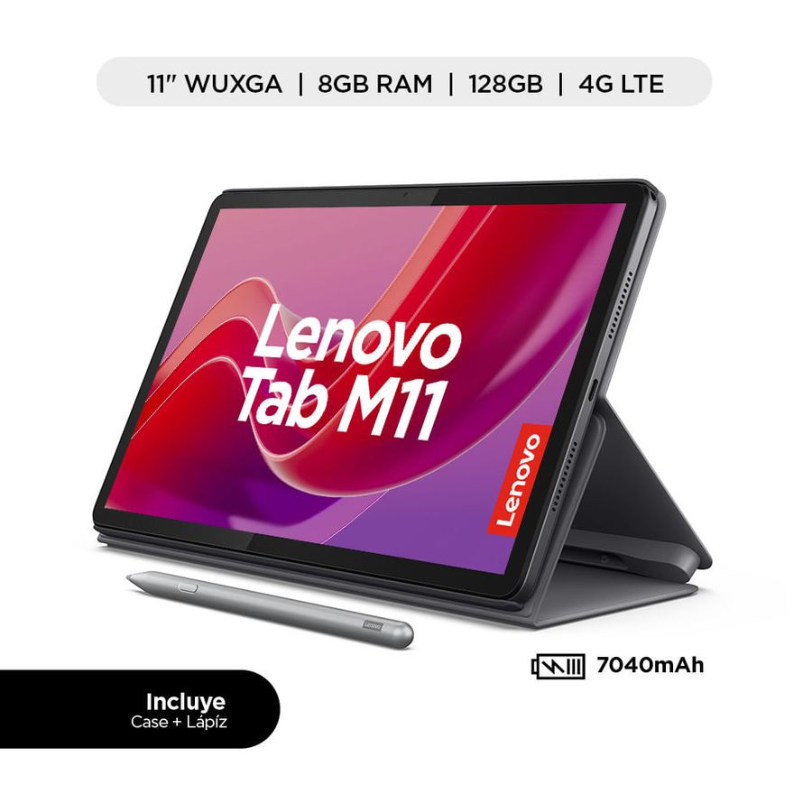 TABLET LENOVO TAB M11 11" 128GB+8GB 4G LTE