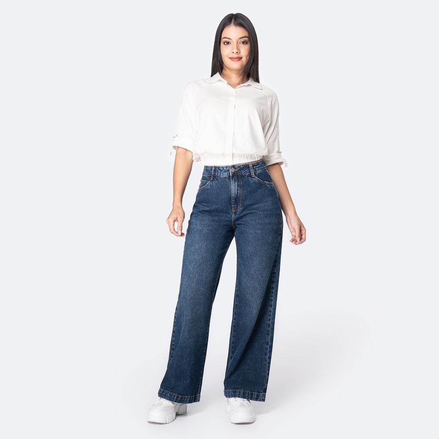 PIONIER  BLUSA CROP 3/4  ASTRHID