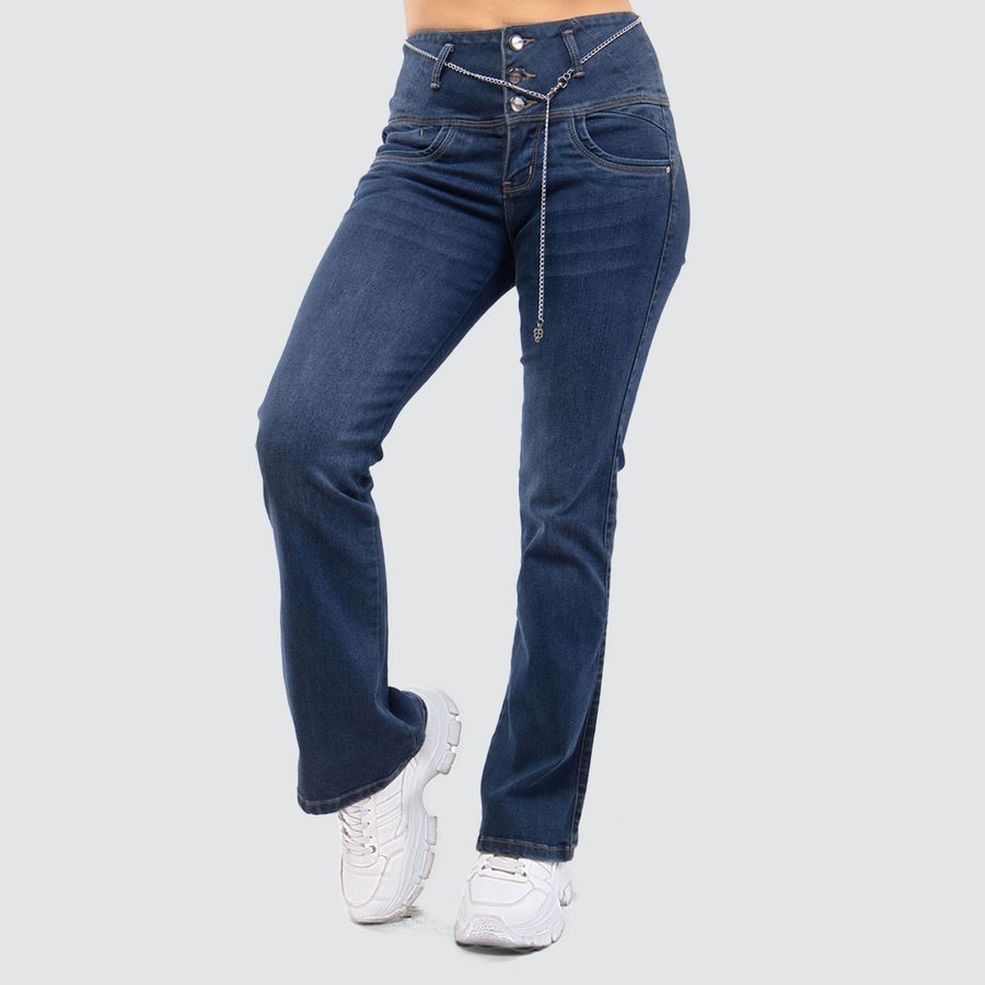 AQUA PANT. DENIM CAMPANA  MARIELA